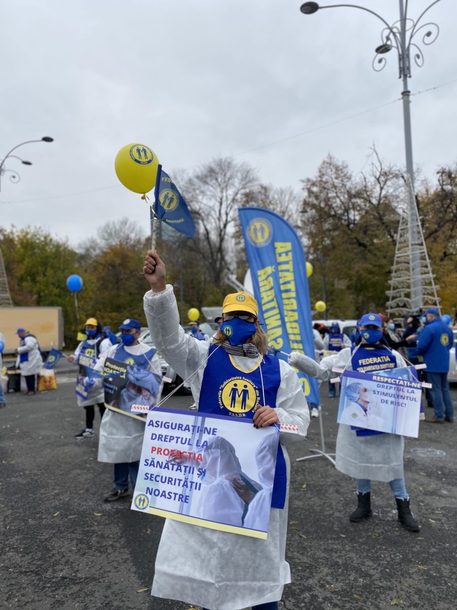 Federaţia „Solidaritatea Sanitară” anunţă proteste în toată ţara