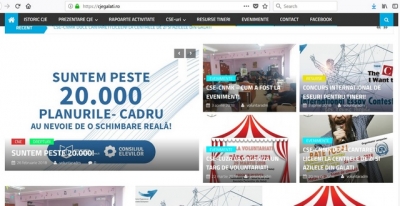 Premieră naţională: Consiliul Judeţean al Elevilor Galaţi îşi va raporta online acţiunile