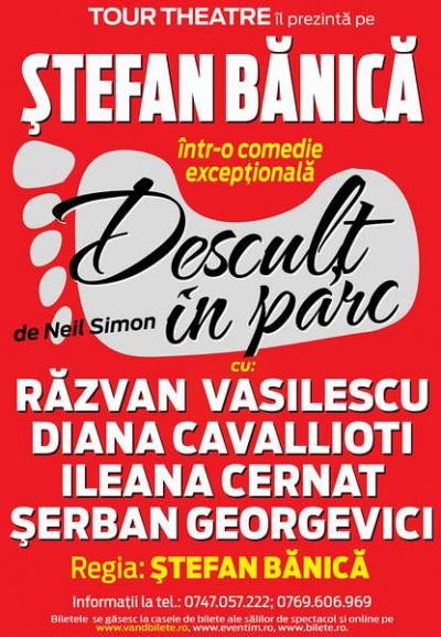 Ştefan Bănică Jr., „desculţ în parc” la Galaţi