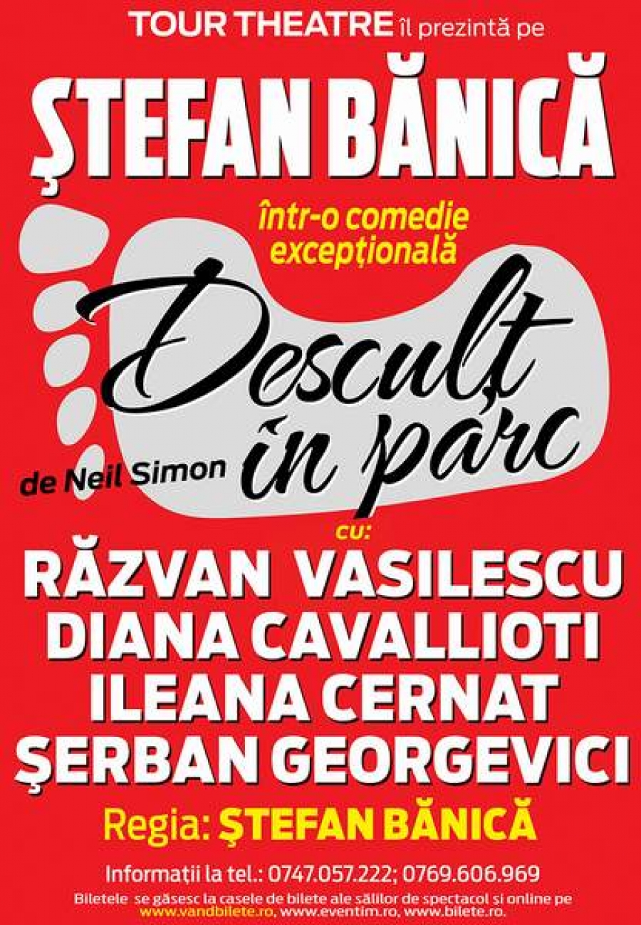 Ştefan Bănică Jr., „desculţ în parc” la Galaţi