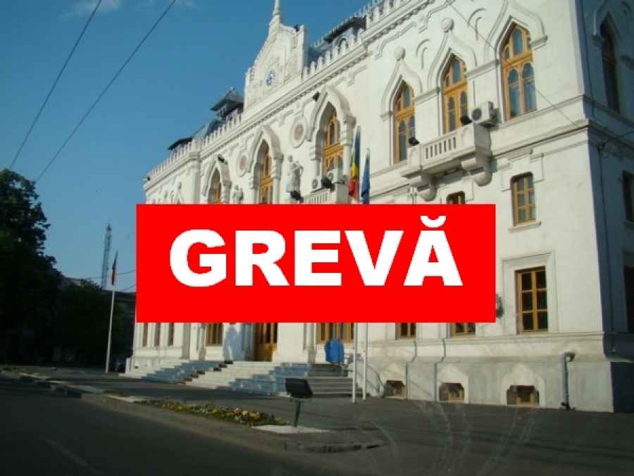 Funcţionarii din Prefectura Galaţi declară grevă de avertisment