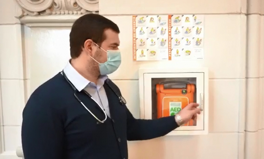 65 de aparate de tip defibrilator, amplasate la Universitatea „Dunărea de Jos” din Galaţi (VIDEO)