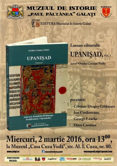 Lansare editorială: „Upanişad”