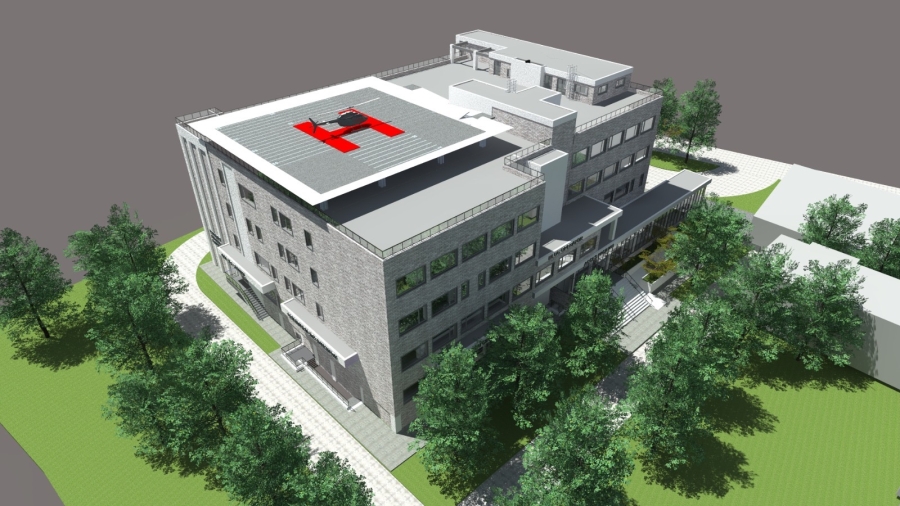 Spital nou cu heliport în judeţul Galaţi (FOTO)