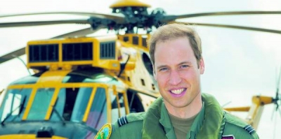 Prinţul William este angajat ca pilot la serviciul aviatic de urgenţă