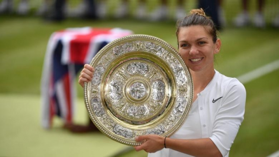 Simona Halep: „Sunt atât de tristă că Wimbledonul nu se va mai juca în acest an, dar acum o să am mai mult timp să-mi apăr trofeul“