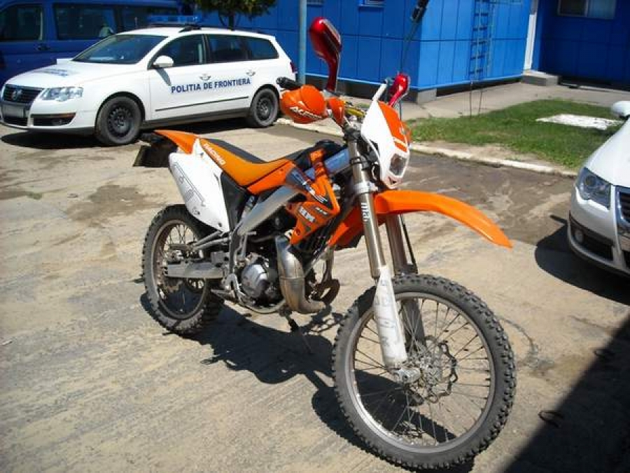 Moped furat din Italia depistat de poliţiştii de frontieră gălăţeni