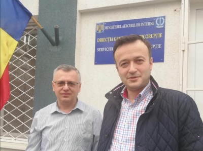 Noul Prefect al Galaţiului, în vizită la Serviciul Judeţean Anticorupţie Galaţi