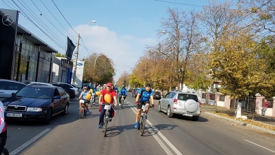 Eveniment-manifest pe bicicletă la Galaţi