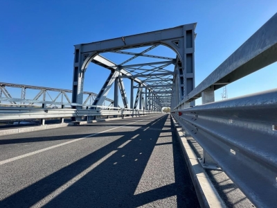 Galaţi-Giurgiuleşti, primul pod dintre România şi Republica Moldova reabilitat după 1989