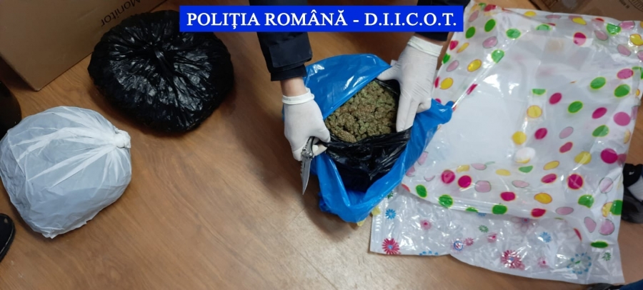 Prins în flagrant când introducea droguri în țară