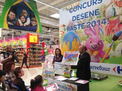 Carrefour a desemnat câştigătorii concursului de desene