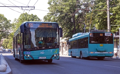 Lot complet: A ajuns, la Galaţi, şi ultimul autobuz hibrid din lotul de 20