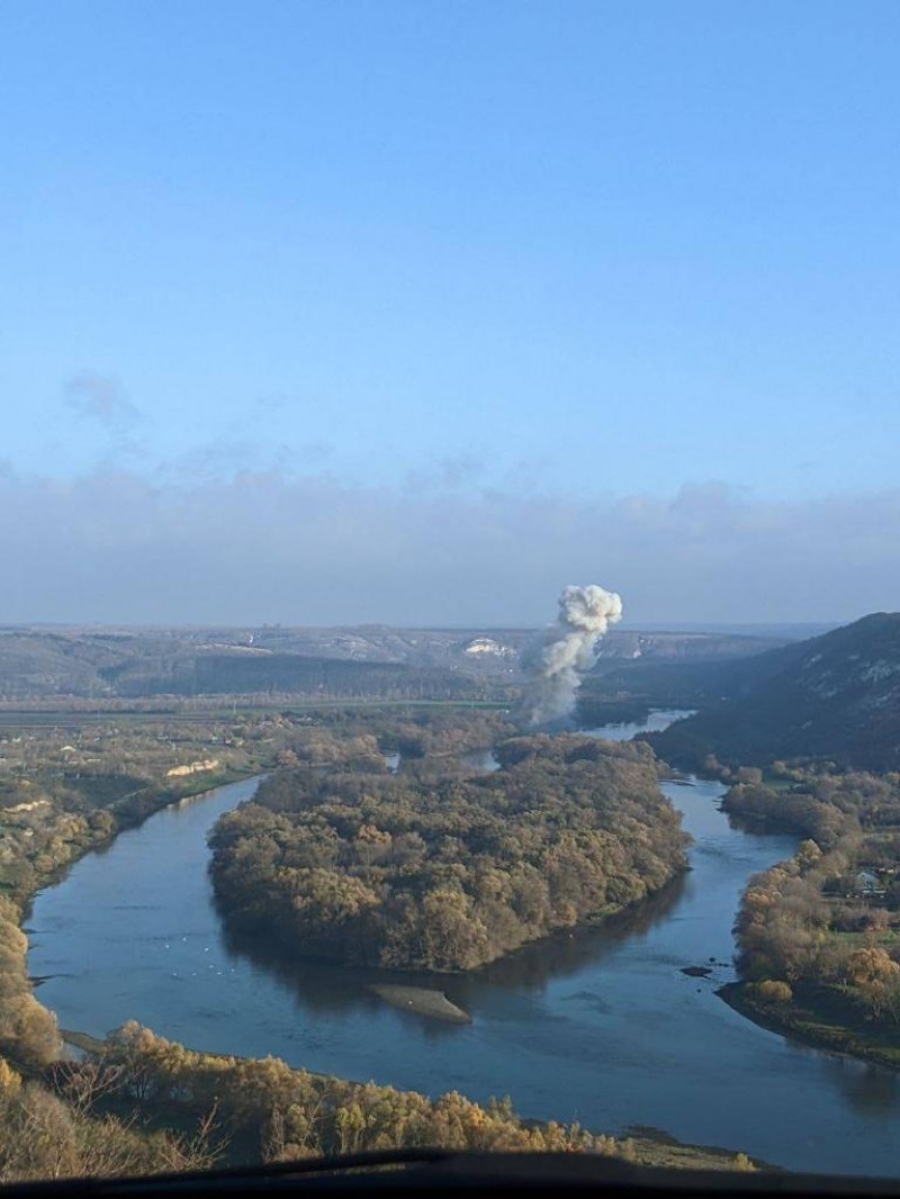 O rachetă rusească a căzut pe teritoriul Republicii Moldova (FOTO)