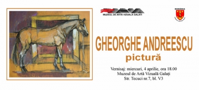 Gheorghe Andreescu îşi prezintă picturile la Muzeul de Artă Vizuală Galaţi