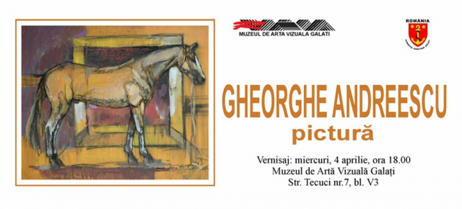 Gheorghe Andreescu îşi prezintă picturile la Muzeul de Artă Vizuală Galaţi
