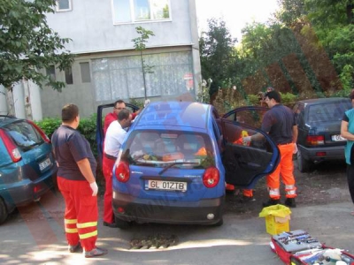 Un gălăţean de 70 de ani a făcut infarct la volan în trafic