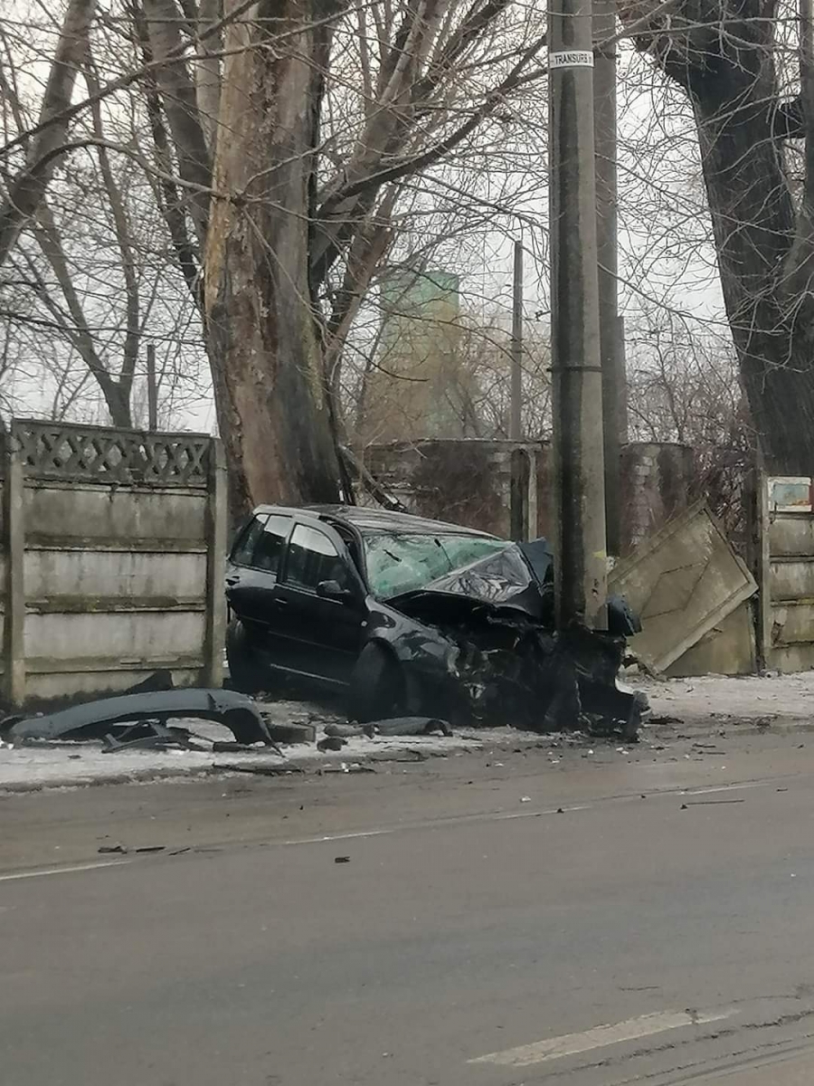 Accident cu 4 victime pe strada Ştefan cel Mare din Galaţi