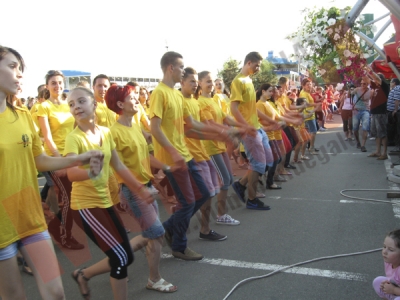 Flashmob de dans popular pe Faleza Inferioară