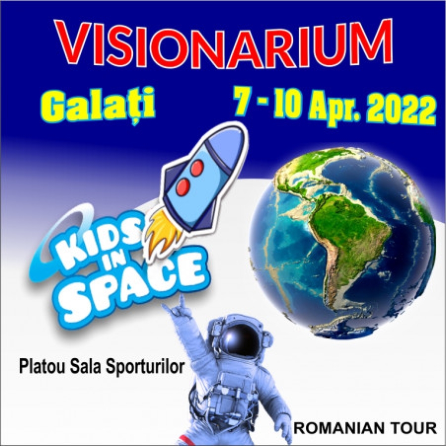 Planetariul mobil Visionarium ajunge la Galaţi