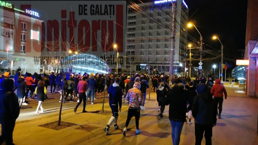 Jandarmeria îi caută pe protestatarii din Galaţi şi anunţă amenzi grele