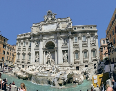 Fontana di Trevi a intrat într-un amplu program de restaurare