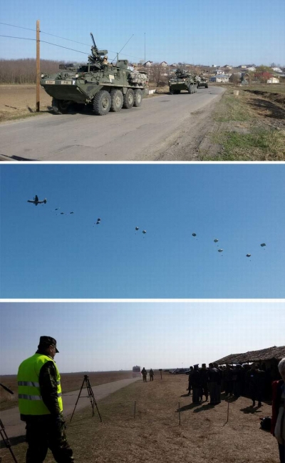 Trei militari americani, răniţi în Poligonul Smârdan