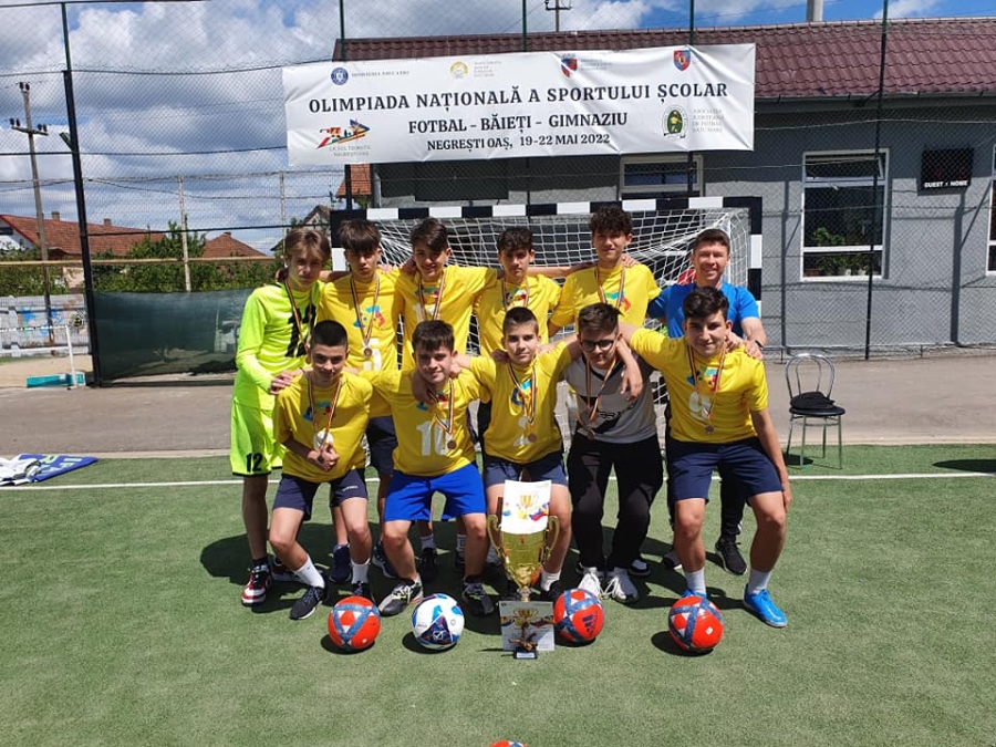 Fotbaliştii de la Şcoala Gimnazială 29 Galaţi s-au „bronzat” în finala ONSS