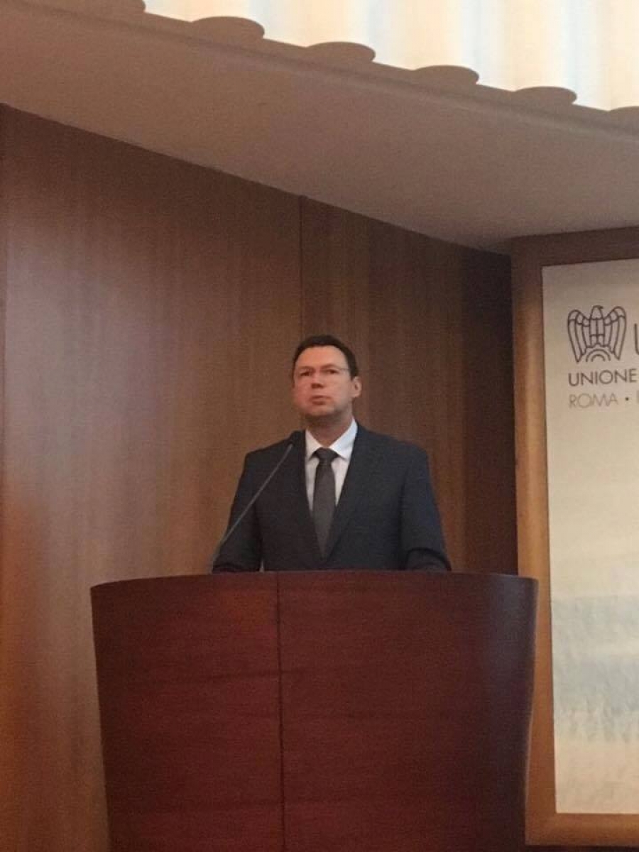 Oportunităţile Galaţiului, prezentate la Forumul Economic România-Italia de Cristian Dima