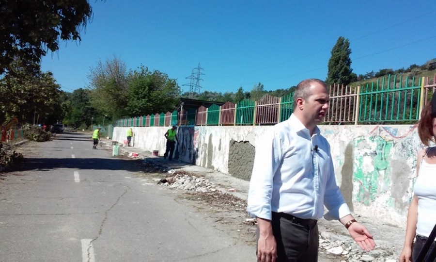 Se lucrează intens la Plaja Dunărea