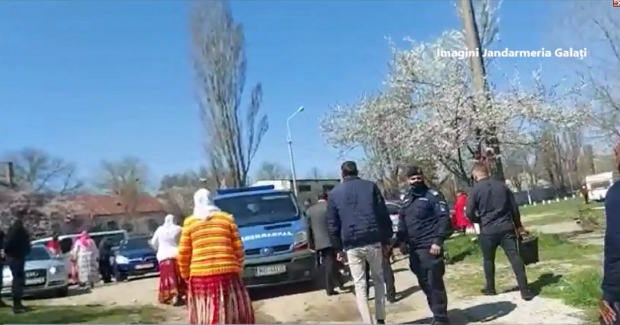 Procesiune religioasă la malul Dunării oprită de jandarmi (VIDEO)