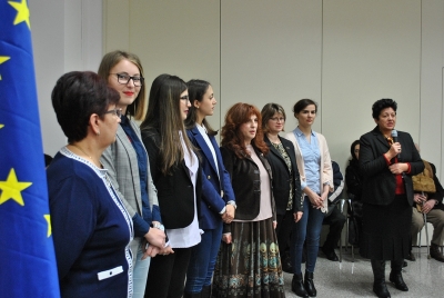 Echipa care a câştigat trofeul Ecotrophelia Europe 2018, premiată de CJ Galaţi