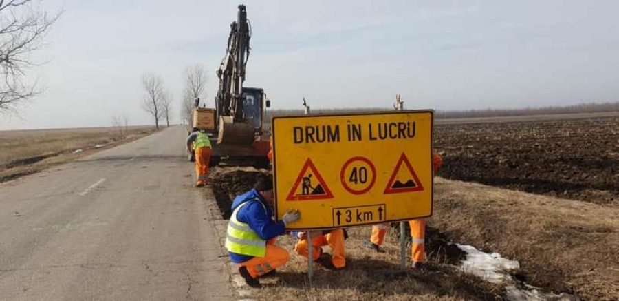 Au început lucrări de 14 milioane de euro pe DJ 251, Smârdan - Matca