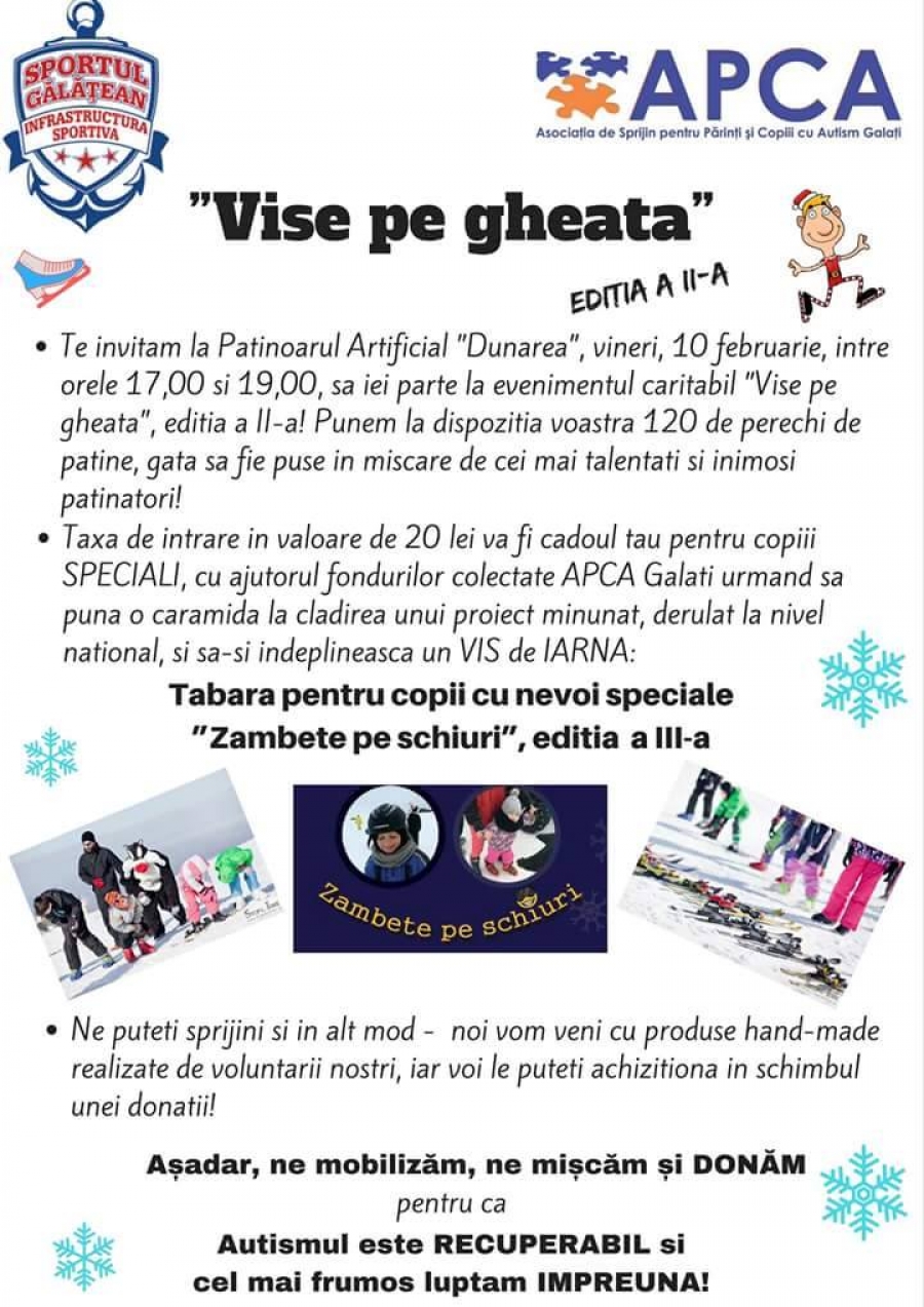Patinaţi pentru copiii speciali!