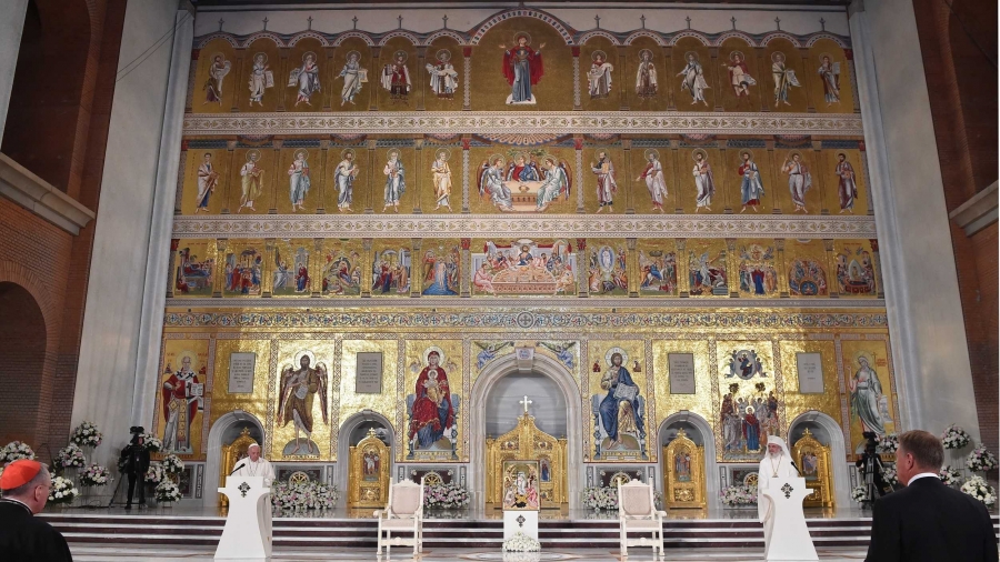 Iconostasul de la Catedrala Mântuirii Neamului a intrat în Cartea Recordurilor (VIDEO)