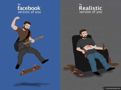 De ce purtăm „masca perfecţiunii” pe Facebook?