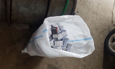 Mii de ţigări de contrabandă descoperite la frontiera de est