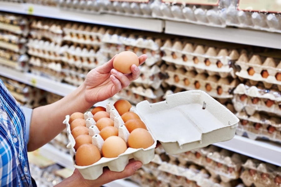 Ouăle s-au scumpit cu aproape 30%, în noiembrie faţă de octombrie
