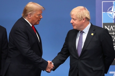 Trump l-a invitat pe Johnson la Casa Albă