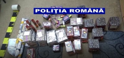 Percheziţii în Galaţi şi Tecuci: captură de zeci de mii de petarde şi artificii
