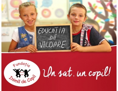 Fundatia Inima de Copil dă start campaniei: "Vreau şi eu să merg la şcoală!"