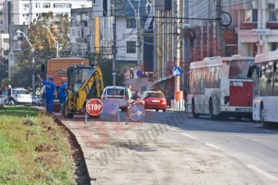 Se schimbă bordurile şi pe strada Brăilei