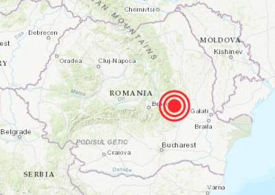 Două cutremure, în această dimineaţă, în zona Vrancea