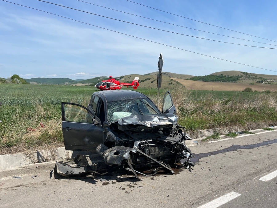 Cetățeni ucraineni implicați într-un grav accident rutier la Tulcea