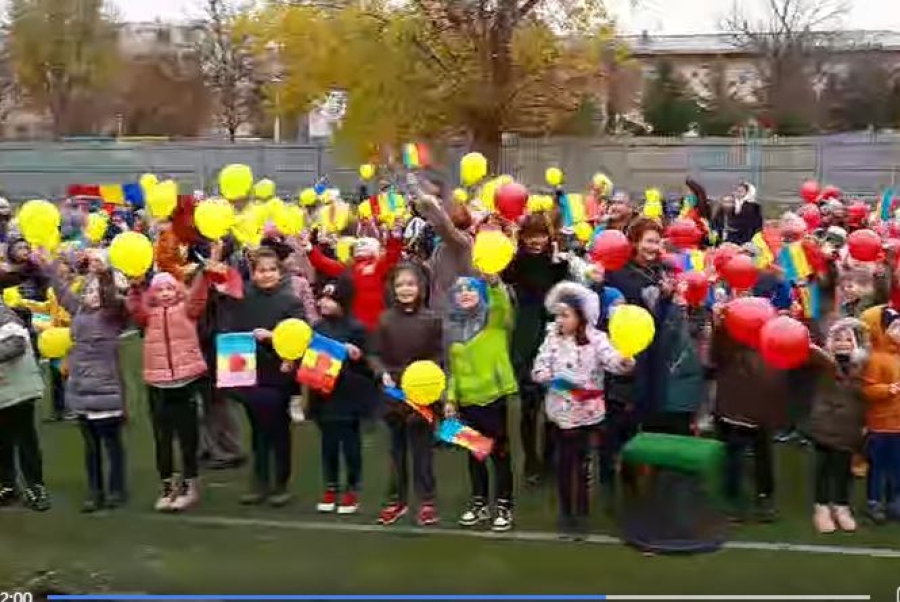 VIDEO: Flashmob impresionant la Şcoala Gimnazială nr. 29 Galați