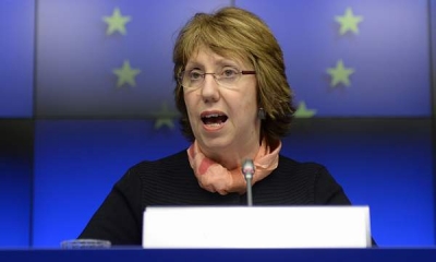 Catherine Ashton: „Vom analiza ultimele evoluţii din Ucraina, aşa-numitele referendumuri”