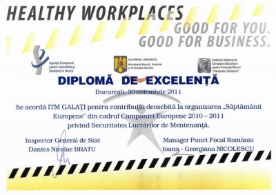 Premiu pentru ITM Galaţi