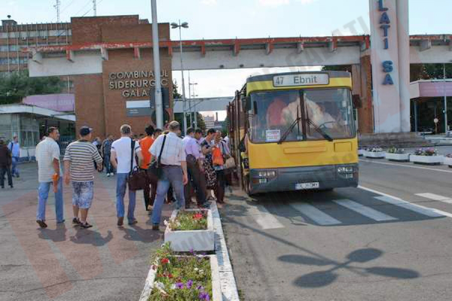 Transportul siderurgiştilor, asigurat doar 3 luni de zile