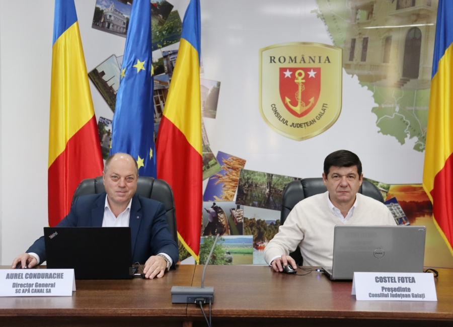 75 de milioane de euro, investiţi în infrastructura de apă şi canalizare la Matca şi în municipiul Galaţi