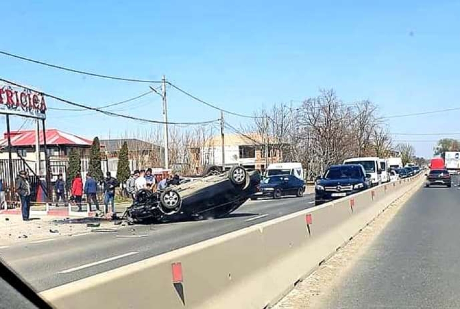 Grav accident rutier în zona depozitului Pietricica de la ieşirea din oraş